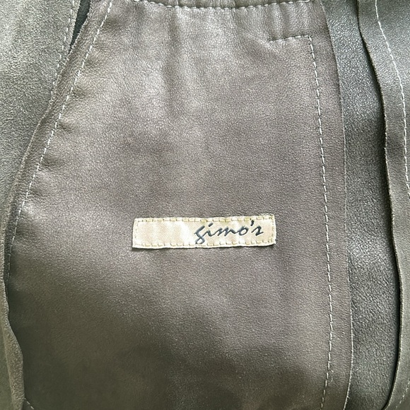 Gino’s Grey Suede jacket size small GUC - Picture 6 of 7